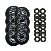 OUTDOOR Roller Hockey Wheels HILO 72/80 ABEC 5 BEARINGS