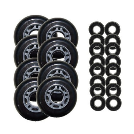 OUTDOOR Roller Hockey Wheels HILO 72/80 ABEC 5 BEARINGS