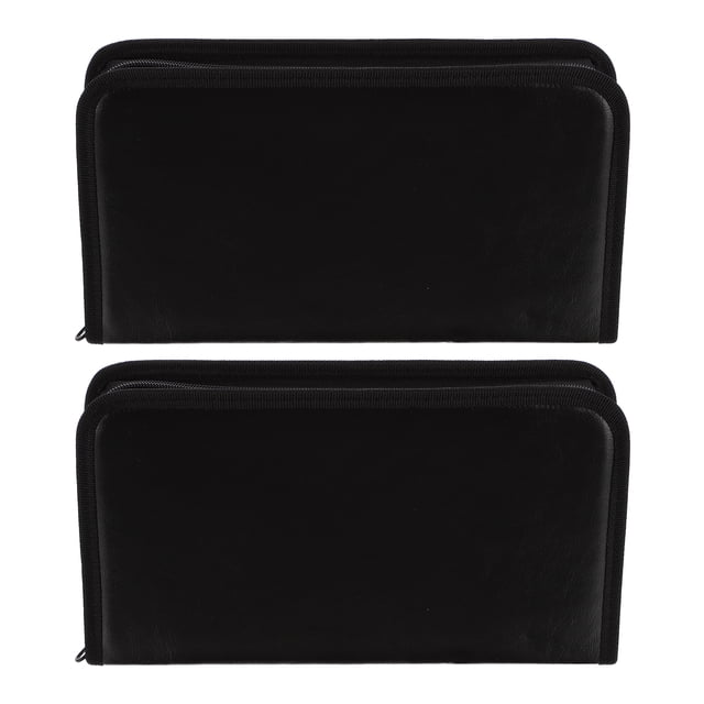 2pcs CD CASES CD Bolsas de CD Moda DVD Carteras Portátiles DVD Organizer Cajas