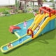 thumbnail image 4 of Costway Casa Inflable de Rebote Infantil Parque Acuático con Doble Tobogán Juego de Baloncesto Pistola de Agua Pared de Escalada 622 x 335 x 225 cm, 4 of 10