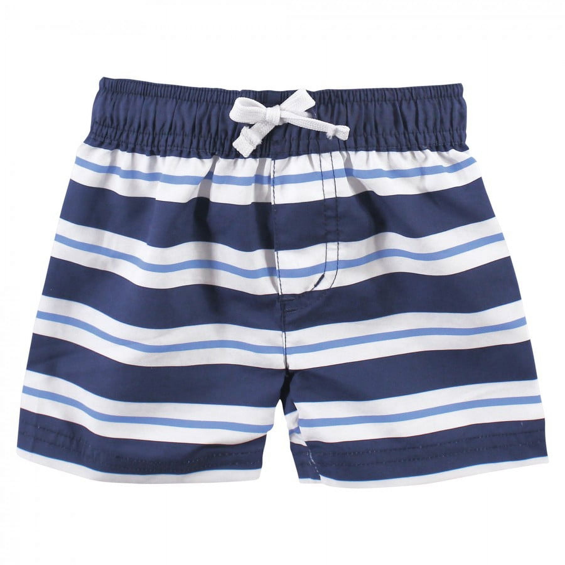 Hudson Baby Infant Boy Swim Rashguard Set, Blue Whale, 18-24 Months