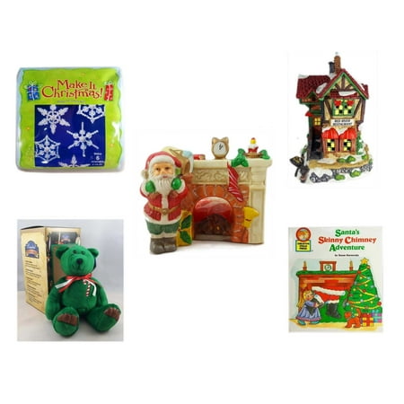 Christmas Fun Gift Bundle [5 Piece] - Make It .  Ornament Kit -  Village 