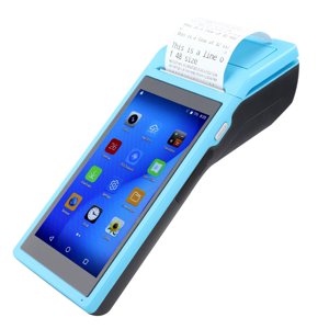 58MM  Printer, Blue 58MM 3G Quad Core 5000mah  Printer, 110-240V 1+4G for Android/IOS Outdoor Dining