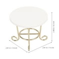 thumbnail image 4 of Table à Thé Miniature Dorée pour Déco avec Détails Réalistes et Format Compact Échelle 1:12, 4 of 9