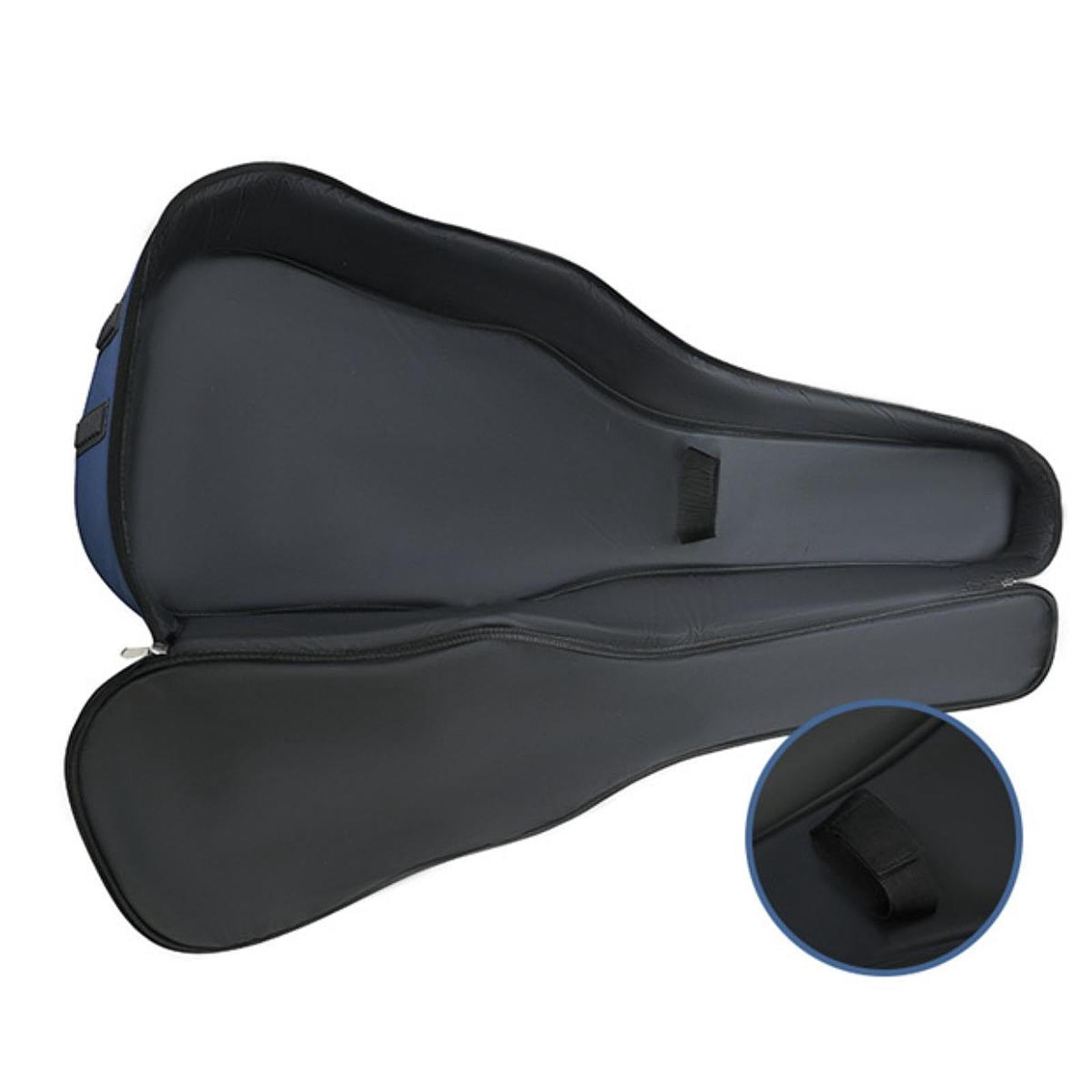 EHJRE Electric Guitar Bag 40inch 41inch with Side Handle Thick Padding Travel Case Black
