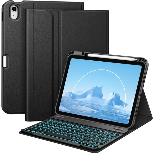 Funda con teclado Fintie para iPad 11" 11.ª generación con Bluetooth y retroiluminación