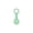 A004- Green, variant on Dog Leash with Poop Bag Holder,Silicone Dog Poop Bag Dispenser for Leash,Pet Walking Accessories for Dog Owners,1 Pack