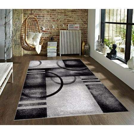 rugs area 8x10 abstract modern gray persian rug walmart