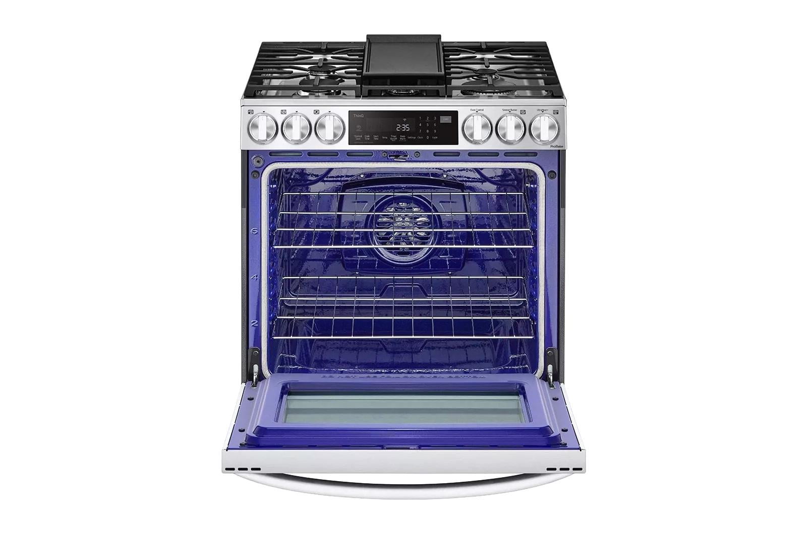 LG LSDL6336F 6.3 Cu Ft. Stainless Steel Slide-In Smart Dual Fuel Range
