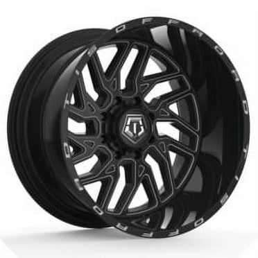 22x12 TIS 544BM Gloss Black Milled Wheel 6x135/6x5.5 (-44mm)