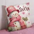 thumbnail image 3 of 4 Uds. Fundas Almohada Navideñas Estampadas Lino Fundas Almohada Decorativas 45x45cm, 3 of 9