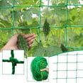 thumbnail image 3 of Outdoor Garden Climbing Plant Support Netting, Heavy-Duty 27-Strand Nylon Weaving, For Cucumbers Tomatoes Vines Vegetables High Load-Bearing Space-Saving Design, 3 of 4