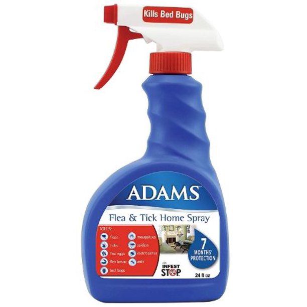Adams Flea & Tick Home Spray [Dog, Flea & Tick Collars] 24 oz