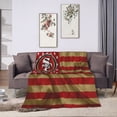 thumbnail image 5 of Manta de microfibra ultrasuave de los San Francisco 49ers, manta de microfibra de lujo para todas las estaciones, cálida para ropa de cama, sofá y viajes., 5 of 5