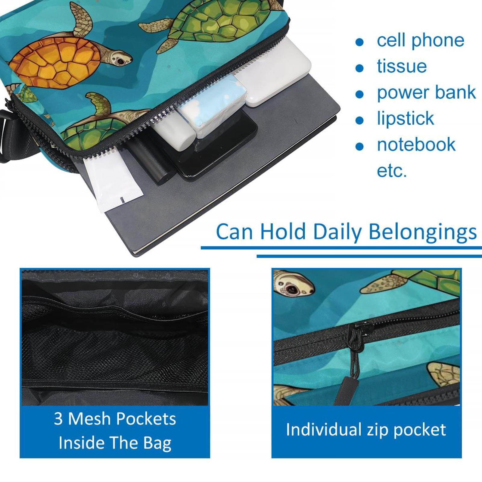 Sea turtles Lightweight, Adjustable Running Belt with Extension Strap, Unisex Waist Bag, Fanny Pack, Cross Body Bag