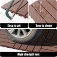 thumbnail image 5 of iRerts Plastic Interlocking Deck Tiles, 44 Pack Outdoor Flooring Tiles 12" x 12", All Weather Use, Patio Floor Decking Tiles for Porch Poolside Balcony Backyard, Brown, 5 of 8