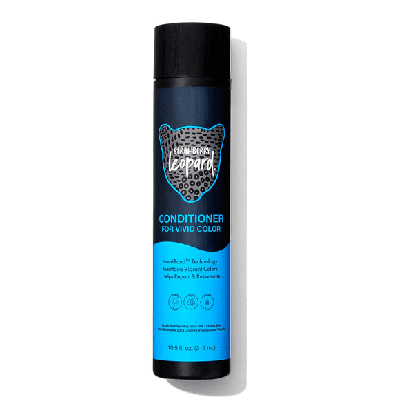 Strawberry Leopard Conditioner for Vivid Color, Repairs and Rejuvenates all Hair Types & Textures, Vegan, Gluten, Cruelty-Free, 10.5 Fl. Oz.