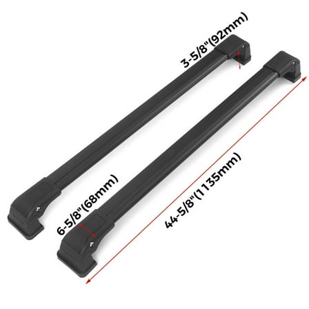 Roof Rack Cross Bar Luggage Carrier  Aluminium Lockable For Kia Soul 2014-2019