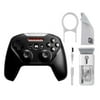 SteelSeries - Nimbus+ Wireless Gaming Controller for Apple iOS, iPadOS, tvOS Devices - Black With Cleaning Electric kit Bolt Axtion Bundle Like New