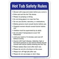 thumbnail image 1 of Hot Tub Safety Rules Sign, Pool Sign,, 1 of 1
