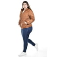 thumbnail image 2 of Chamarra acolchada con capucha Roman Fashion /Tallas Extras, 005 (Camel) cafe 38, 2 of 6