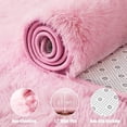 thumbnail image 3 of Kentaly Shaggy Area Rugs for Living Room, 8x10ft Fluffy Area Rug for Bedroom, Indoor Floor Rug for Kids Girls Boys Home Decor Aesthetic, Upgrade Anti-Skid Durable Carpet(Pink), 3 of 9