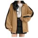 thumbnail image 1 of Puntoco Mujeres Casual Manga larga Bolsillo Suelto Navidad Impreso Cremallera Medio y largo tops Sudaderas con capucha Blusa de mujer Puntoco Puntoco-674, 1 of 6