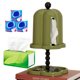 thumbnail image 4 of Soporte Tejido en Forma Caja Doble Capa Papel Bombeo Lujo Accesorios Del A Prueba Polvo, 4 of 8
