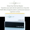 thumbnail image 2 of 4-Step Nail Buffer Block - Professional Nail Care Tool, 1 Pc by LatherGreen, 2 of 5