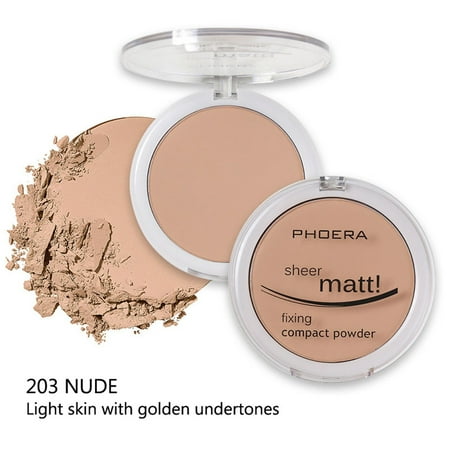 Pearl Matt - iLH Mallroom PHOERA Powder Concealer Matte Pearl Finishing Powder Pressed Powder 8 Colors