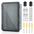 thumbnail image 1 of Caja de conexiones eléctricas impermeable Joisyoya IP67 26 x 16 x 10 cm, 1 of 6