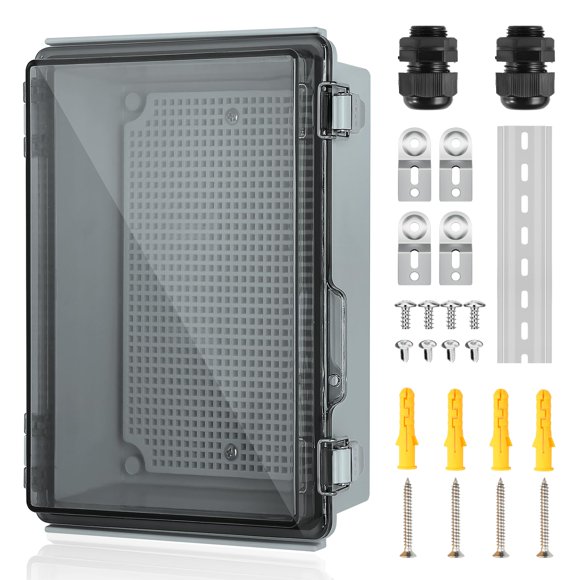 Caja de conexiones eléctricas impermeable Joisyoya IP67 26 x 16 x 10 cm
