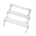 thumbnail image 1 of maskred Contemporary Acrylic Display Riser Stand Fashionable Perfume Cosmetics Holder for Decoration Clear 29.5x27.5x15cm 1Set, 1 of 6