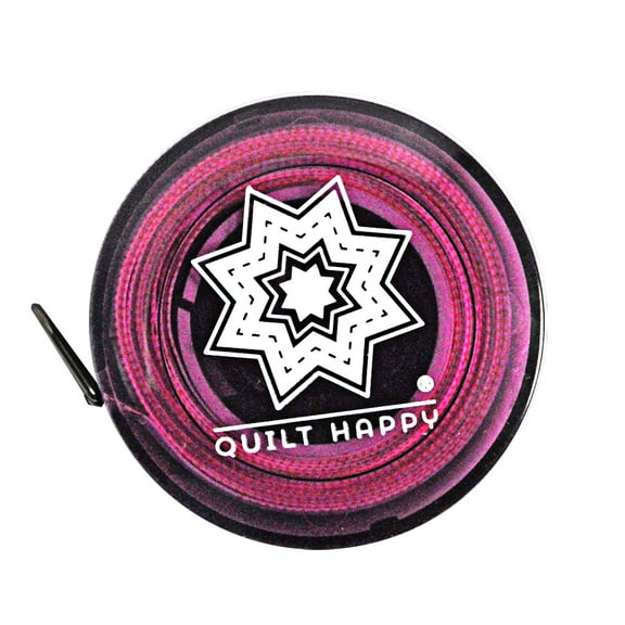 Quilt Happy Tape Measure Purple