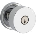 thumbnail image 1 of Baldwin ENCONCRR150 Modern Single Cylinder Keyed Entry Door Knob Set with Modern, Satin Nickel, 1 of 1