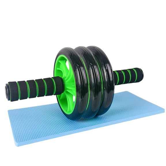 unbranded 3 Wheels Belly Exercise Equipment Massage Stick Roller Abdominal Workout Machine