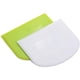 thumbnail image 5 of Hxlamzoo Bowl Spatula & Bench Scraper,Flexible Plastic Multipurpose Kitchen Pastry Cutter Tool,Food Scrapers for Bread Dough Baking Cake Fondant Icing,Set of 2 Pieces - White,Green, 5 of 9