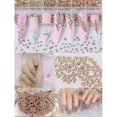 thumbnail image 2 of 3600 piezas 6 tamaños Flatback Rhinestones para Diy Manicure Champagne Afortunado Sencillez, 2 of 5