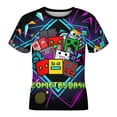 thumbnail image 4 of Geometry Dash Children's T-Shirt Short Sleeve T-Shirt Breathable Summer Tee Shirt for Boys Girls 150CM, 4 of 8