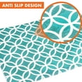 thumbnail image 3 of OPUX Anti Fatigue Kitchen Floor Mat, Reversible Cushioned Memory Foam Kitchen Rug Pad, Waterproof Non-Slip Padded Comfort Standing Mat Office Laundry Home, 32x17 (Geometric Teal Gray), 3 of 7