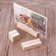 thumbnail image 5 of Soporte para tarjetas de madera rectangular para decoración de mesa de centro de boda, S Feliz Sencillez, 5 of 5