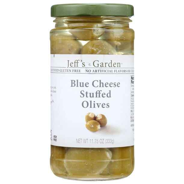 Jeff'S Natural Jeff'S Natural Blue Cheese Stuffed Olives Cheese Stuffed, 11.75 Oz