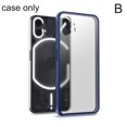 thumbnail image 1 of Transprent For Nothing Phone 1 Protective Bumper Case Matte Soft TPU Armor Sh P0 T7V3, 1 of 9