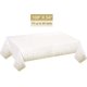thumbnail image 2 of 4 Pack White and Gold Disposable Plastic Tablecloth for Rectangle Tables(54" x 108"), Disposable Waterproof Table Cover for Birthday, Graduation, Gold, 2 of 4