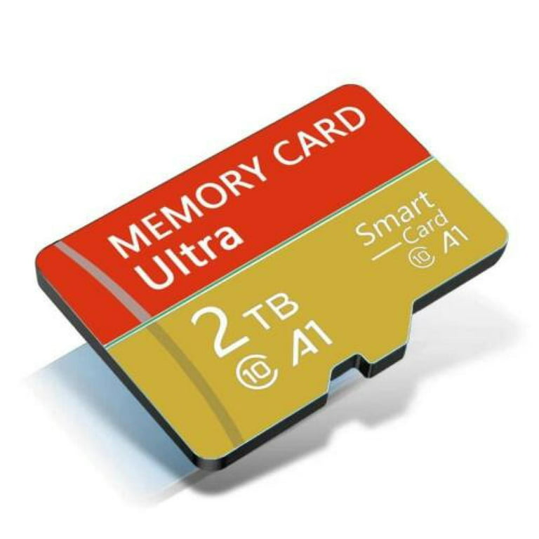 NUHUi Red Storage Card Plug And Play Data Storage 100MB/S High Speed Mini  SD Card 2TB Gift 