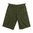 thumbnail image 2 of Rothco Long Length BDU Shorts,Olive Drab,XL, 2 of 2