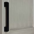 thumbnail image 3 of 5 in. Center Embossed Leather Strip Cabinet Pulls, Matte Black, 3 of 3