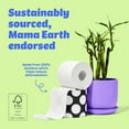 thumbnail image 3 of 100% Bamboo Toilet Paper, 24 Rolls, 3 Ply, 330 Sheets, Long, Strong & Soft Toilet Tissue, Renewable, Tree Free Bathroom Tissue Made with Bamboo Fibers, 3 of 6