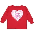 thumbnail image 3 of Inktastic Gran's Sweetie Pie with Pink Hearts Boys or Girls Long Sleeve Toddler T-Shirt, 3 of 5