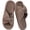 Coffee, variant on House Slippers for Women Corduroy Cross Band Memory Foam Slippers Open Toe Non-Slip Home Shoes